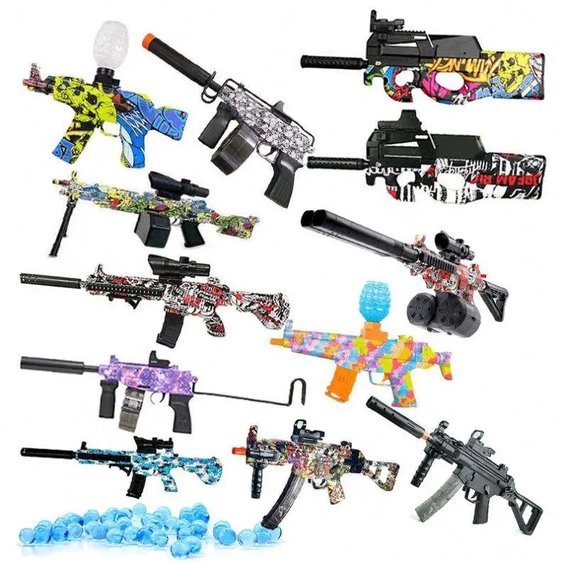 2023 New Shell Ejecting Bb Toy Gun Pistol Soft Bullet Accessories Gel Water Gel Blaster Blaster Splat Ball Gun