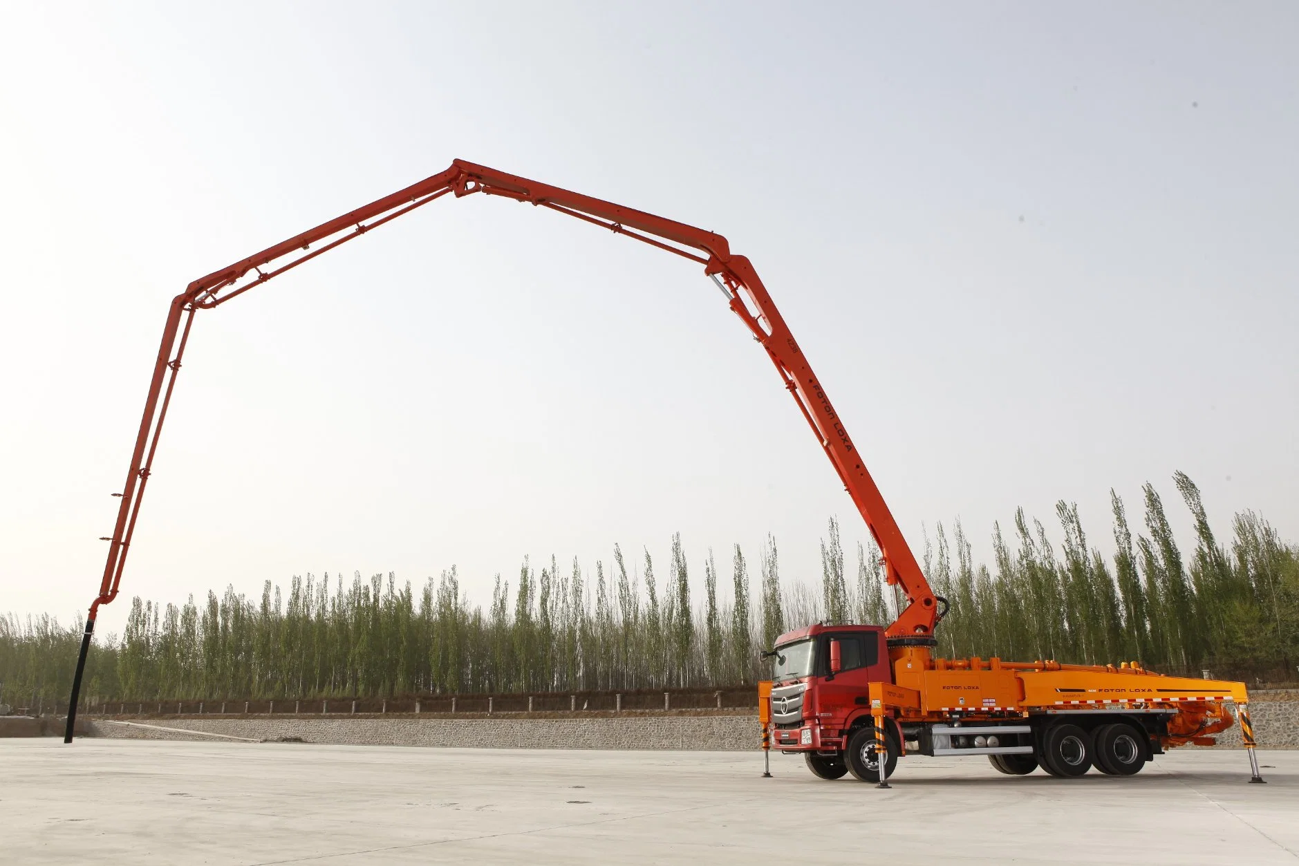 La Chine Nouvelle ligne de béton montés sur camion pour la vente de la pompe