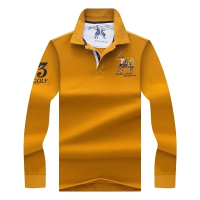 Wholesale/Supplier Men's Long Sleeve Polo Shirt for Promotion