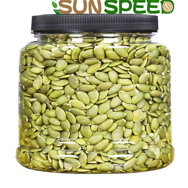 Shine Skin Pumpkin Kernels Green AA High-End Quality Pure 2023 Crop