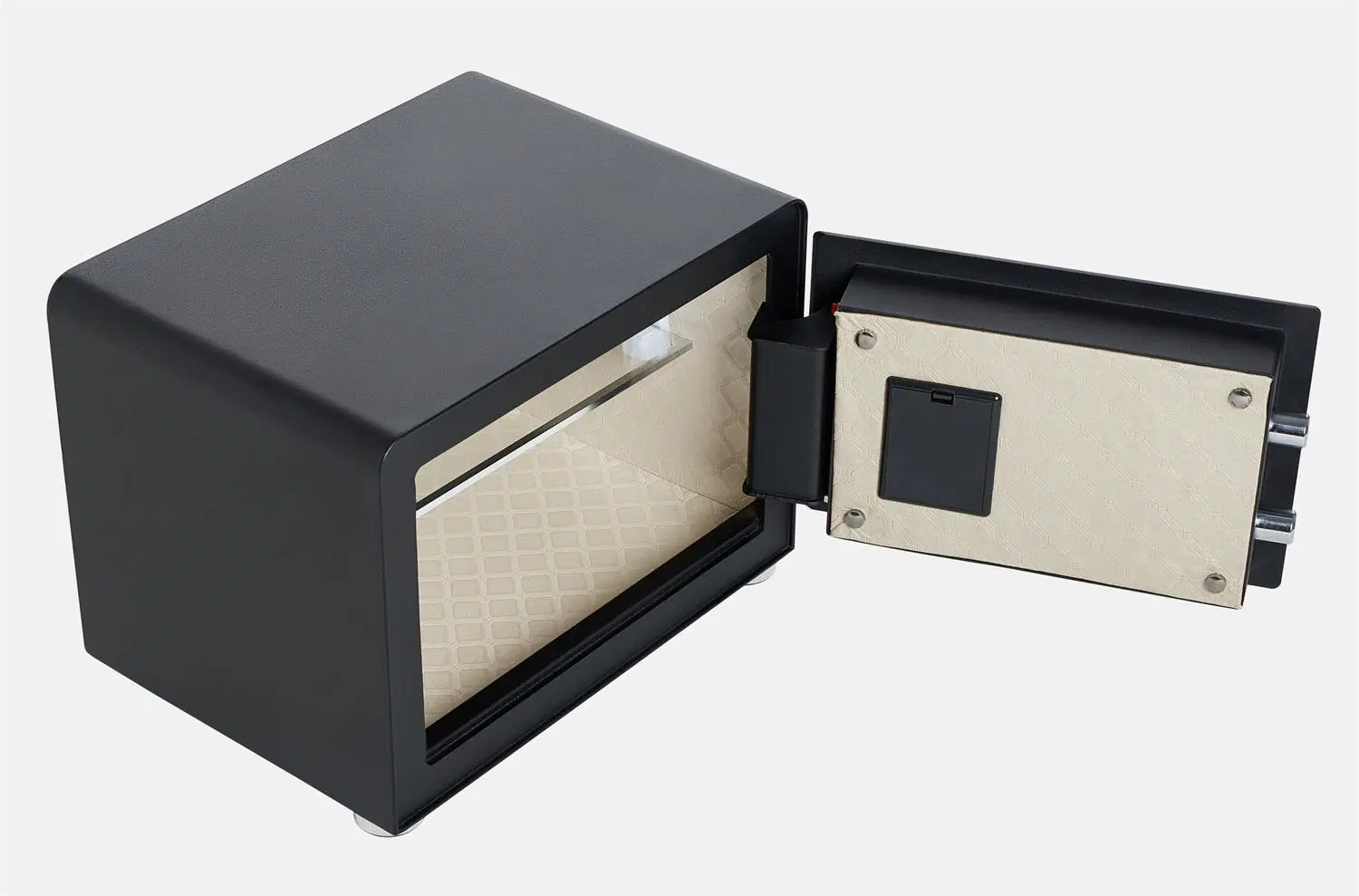 Fingerprint Access Luxury High quality/High cost performance Interior PU Leather Home Safe