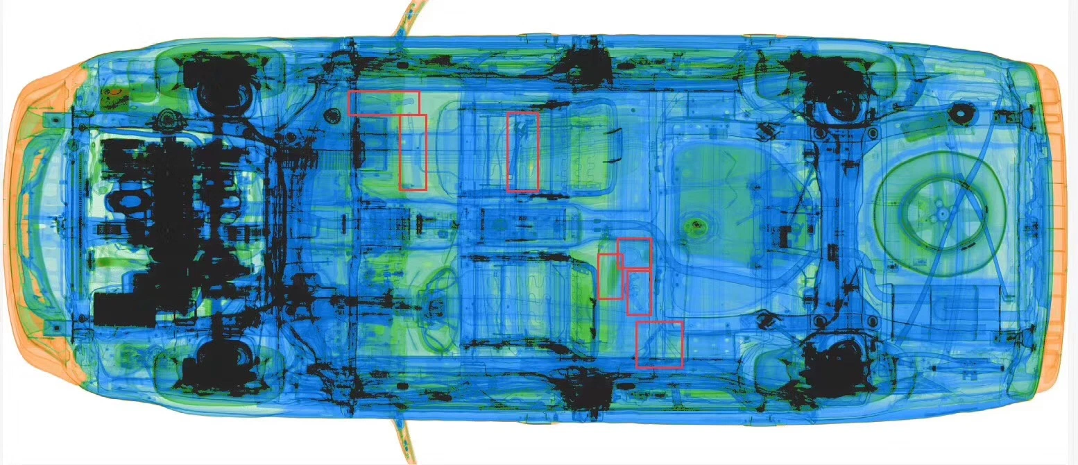 X-ray Scanner A2800 de vehículo alquiler de escáner de rayos X Sistema Inspction