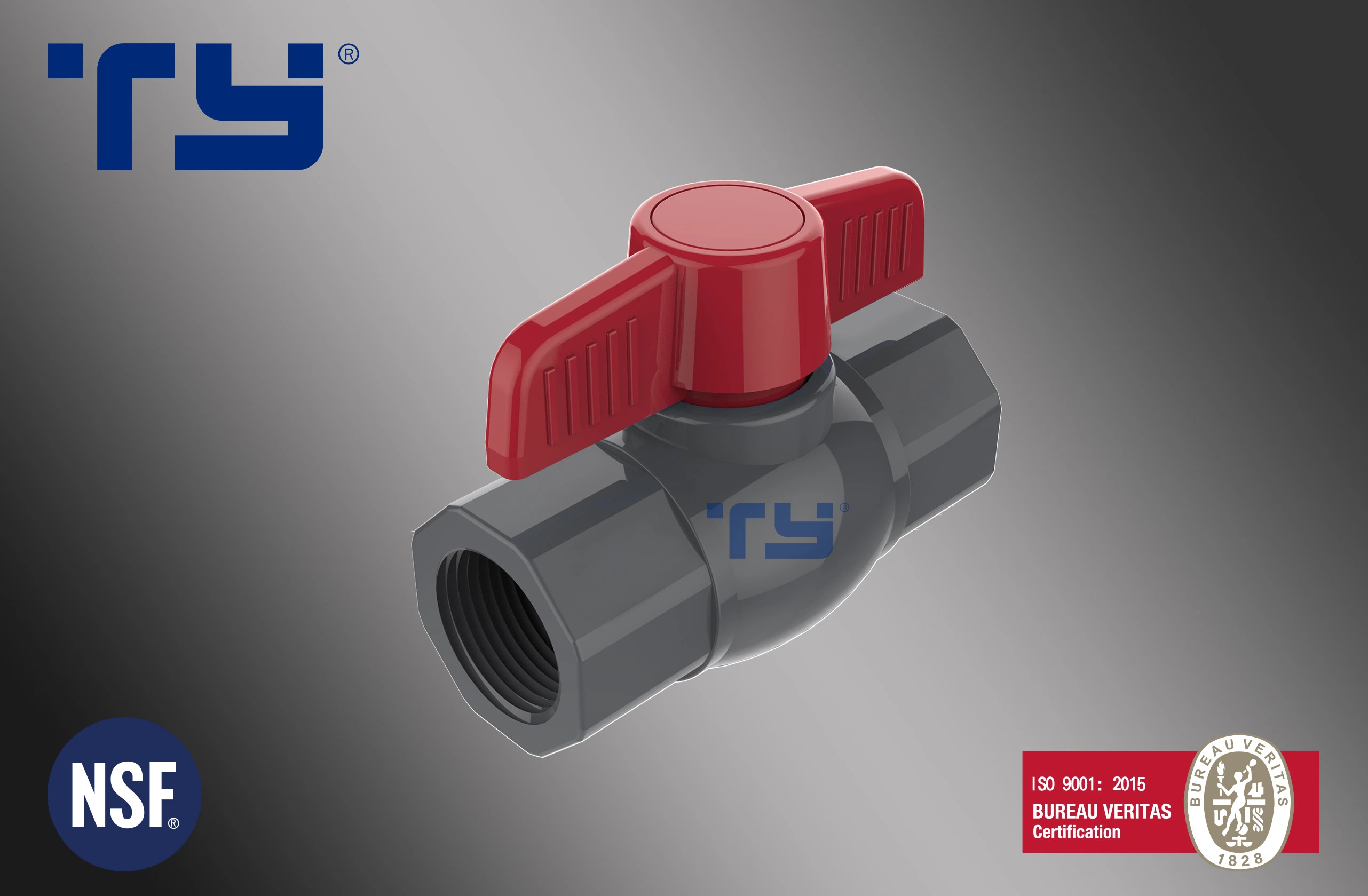 Wholesale/Supplier Full Size Plumbing Fitting PVC-U/ Plastic Ball Valve (NSF) Certification Offer Firm