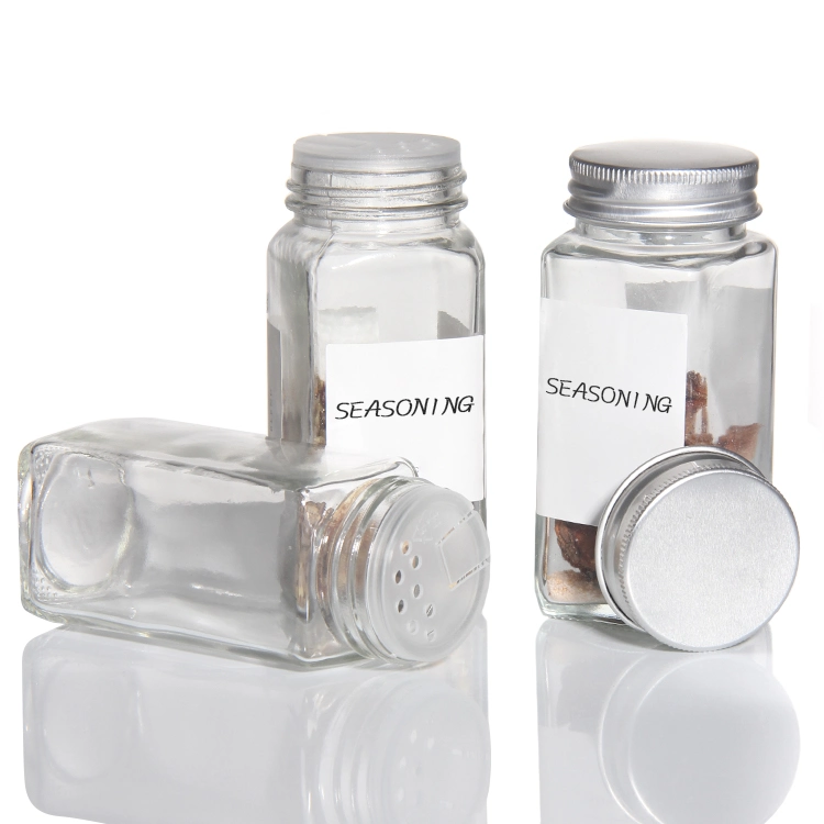 Custom Logo 60ml 120ml Production of High Borosilicate Glass Food Grade Seasoning Bottle for Spice