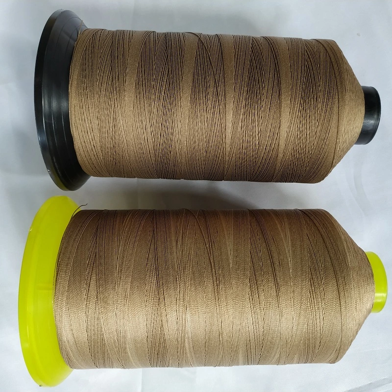 High Cost Performance 3 Ply PTFE Coating Fiberglass Sewing Thread Yarn