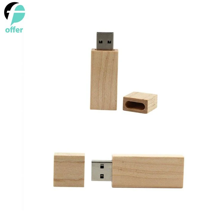 Unidade Flash USB de madeira de 16 GB