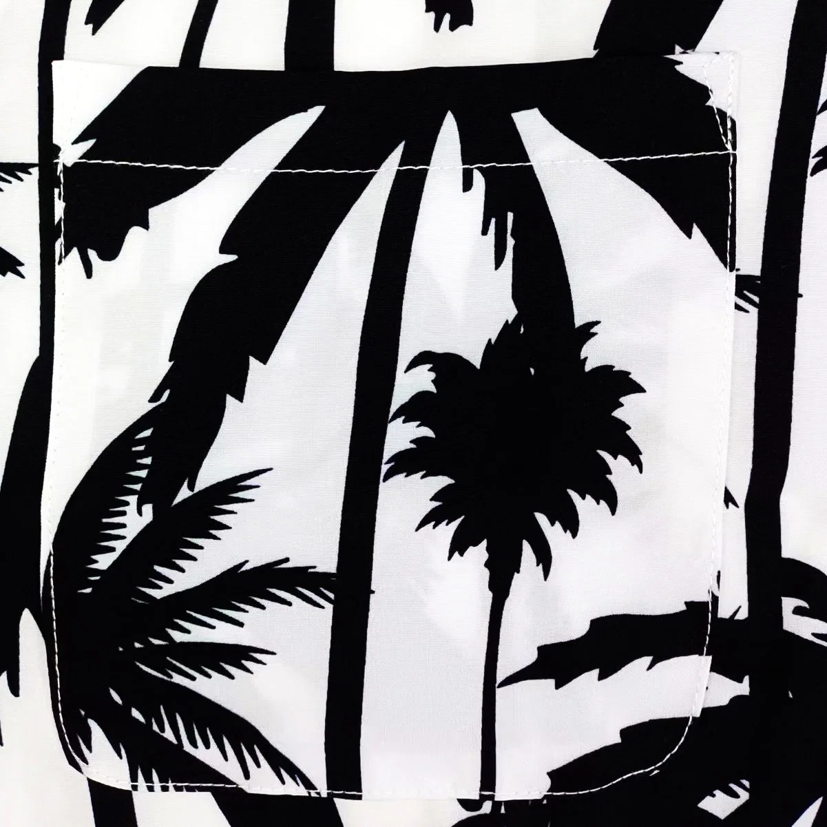 Casual Beach Mens Coconut Tree Print Polyester Mens Shirt