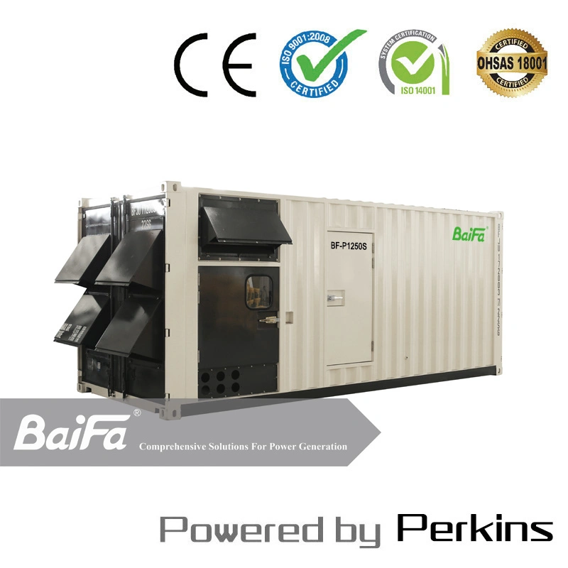 1000kw Containerized 20FT Container Electric Power Gas/Diesel Generator Powered by Perkins Engine