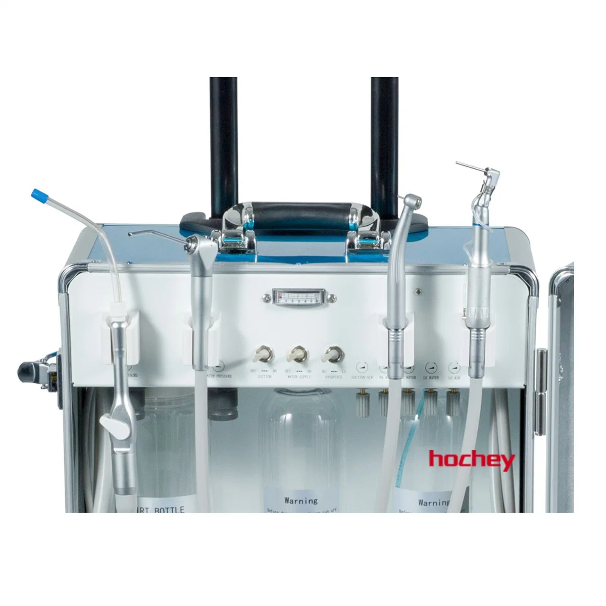 Hochey Medical CE Approved Self-Contained Air Compressor Suction Chair Portable Dental Unit with Compressor