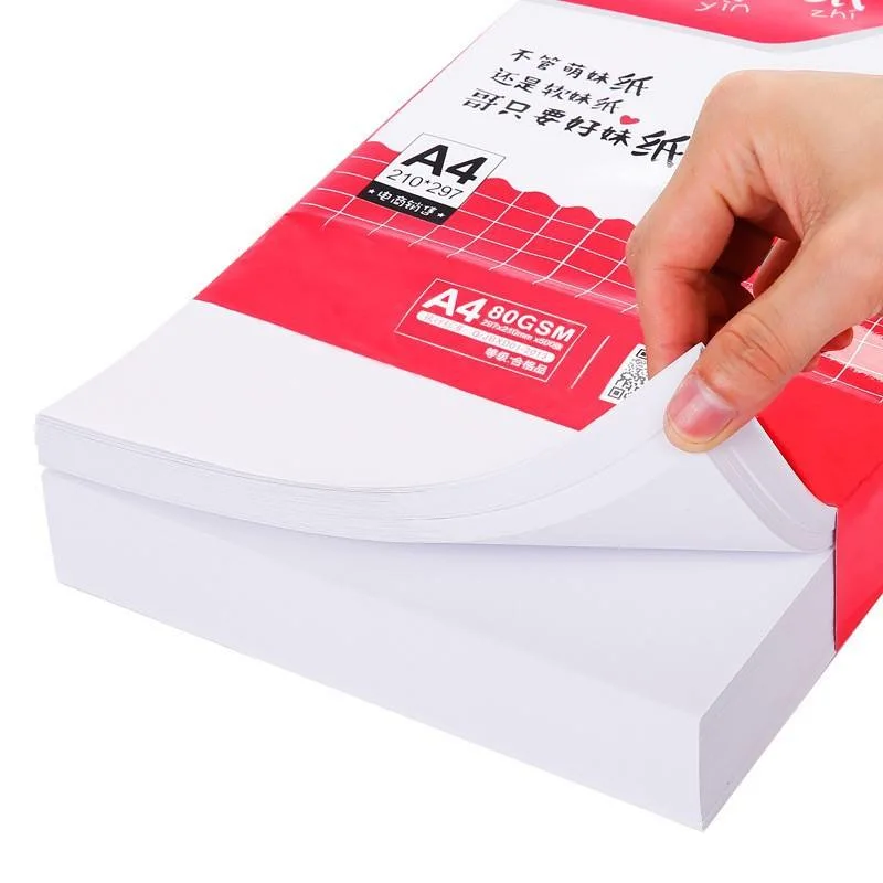 500 Sheets A4 Copy Paper 80g 70g A4 Paper Fax Paper for Sale