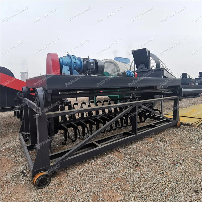 Sheep Manure Aerobic Fermentation Organic Fertilizer Raking Machine