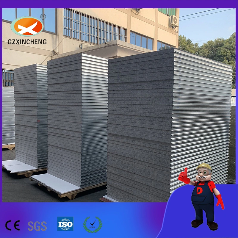 Clean Room Project Silicon Rock Sandwich Panels Board for Wall and Roof