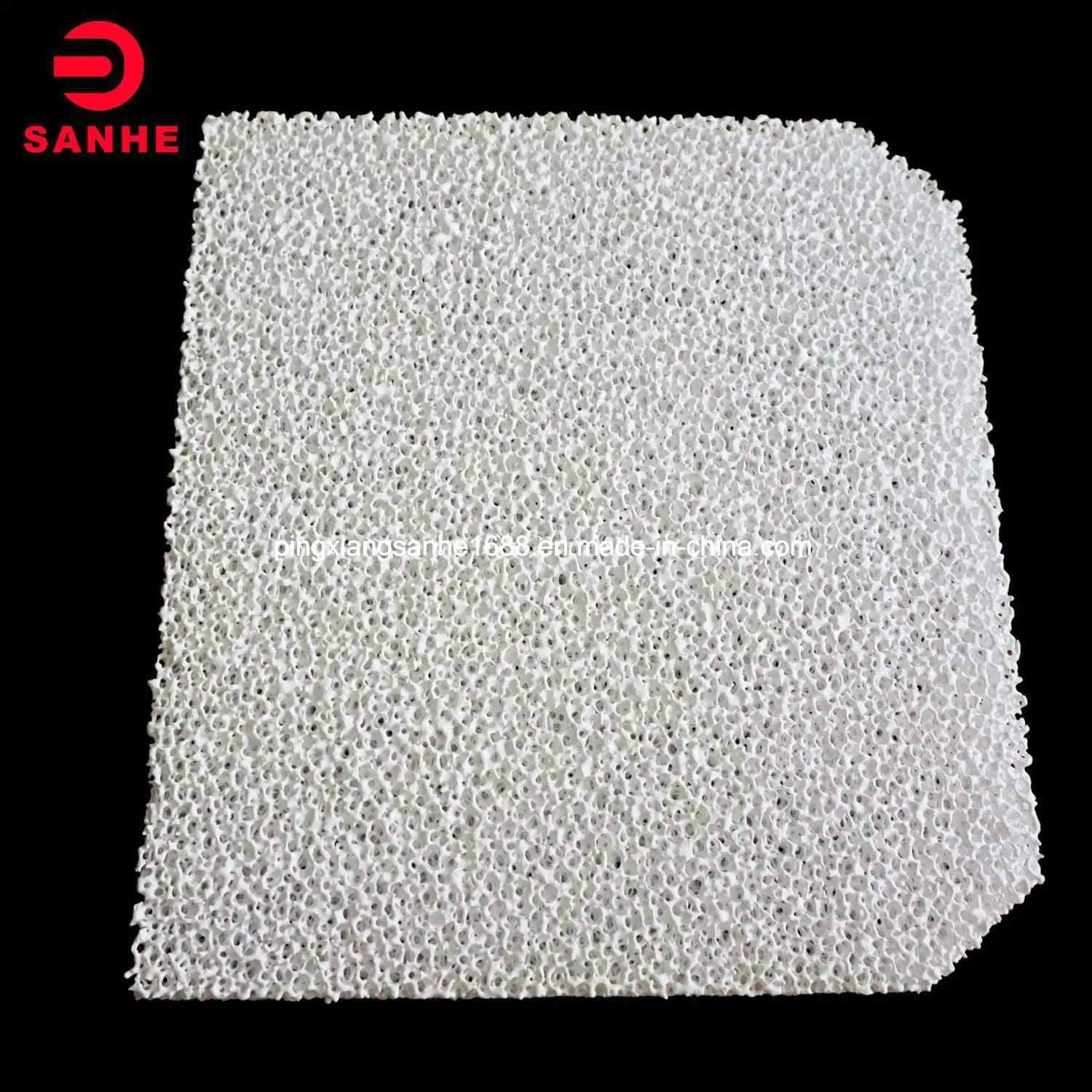 Alumina, Silicon Carbide, Zirconia Porous Ceramic Foam Filter All Size