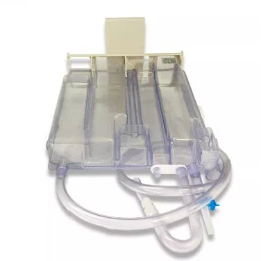 Uso médico desechable PVC tórax drenaje botella simple, doble, triple cavidad