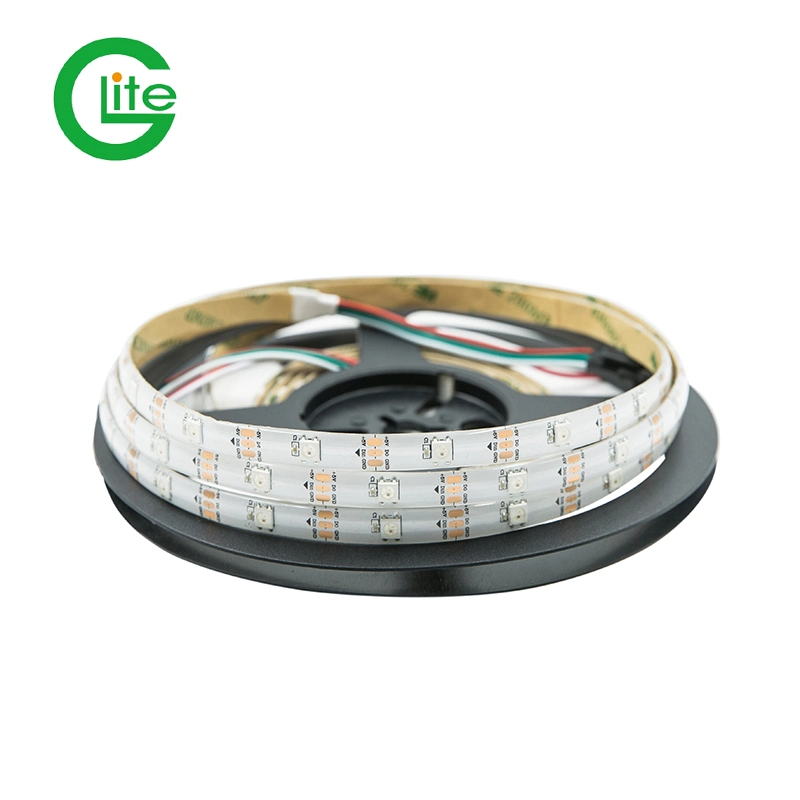 أضواء LED 30on قابلة للعنونة Glite IP67 بكسل إضاءة LED تبلغ 2812 بكسل 5050 بكسل Ws2812b