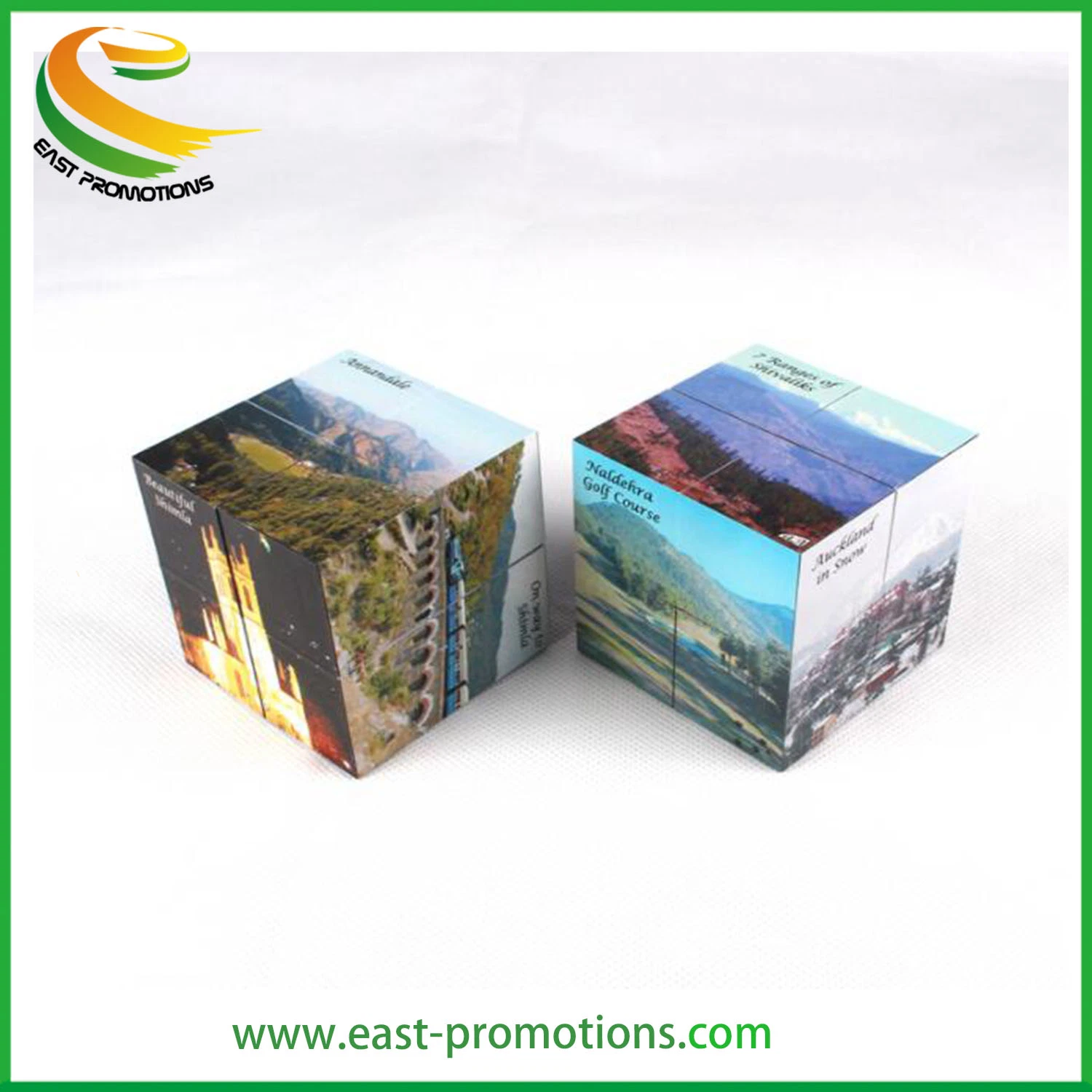 Custom Full Color Print Advertising 3D Foldable Magic Cube for Promotional Gifts