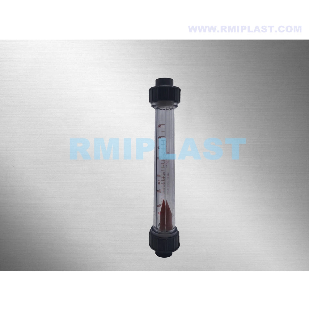 PVC-PVDF CPVC-Rohrventil mit Kunststoffbuchse und Flansch, Rota-Messgerät Mit Endschalter PVC Durchflussmesser Glasrohr Rotameter PVC Gasdurchflussmesser nach DIN JIS ANSI für Wasser