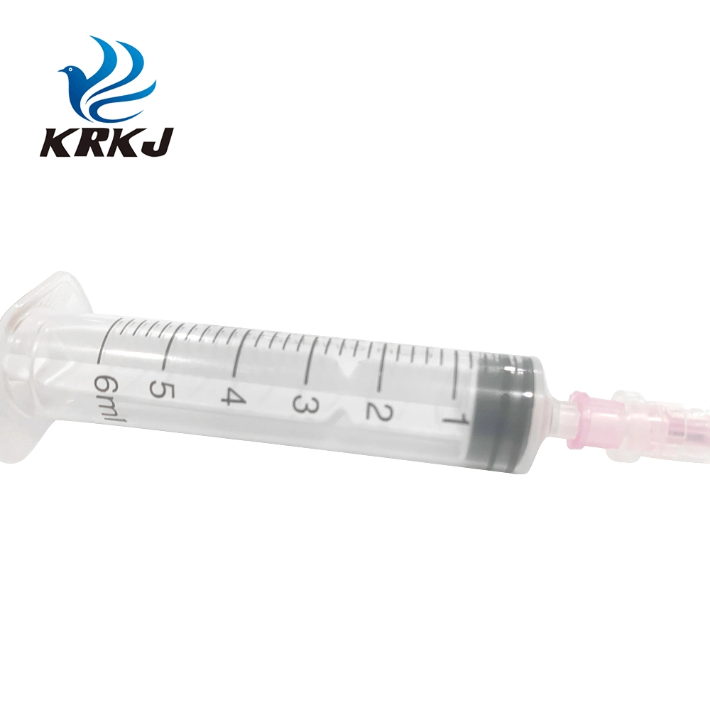 Medical Sterilized Plastic Disposable Veterinary Vaccine Syringe for Pet Injection