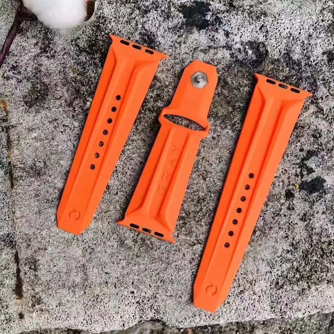 Multi-Color Silicone Watch Straps Suitable for Various Models