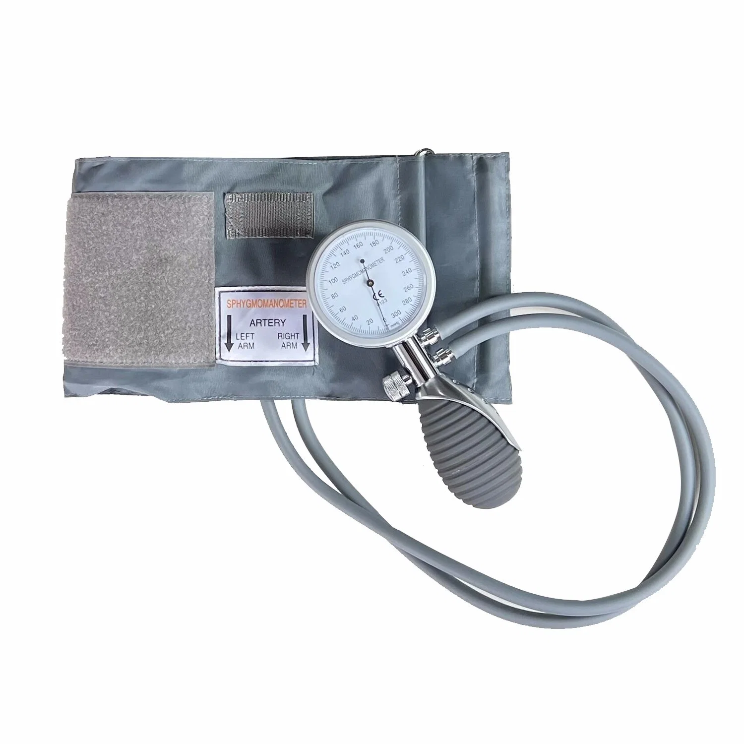 Kt-A23 moniteur de pression sanguine professionnelle des adultes de la commande anéroïde Deluxe Type Palm sphygmomanomètre tube unique double tube PVC sphygmomanomètre Latex