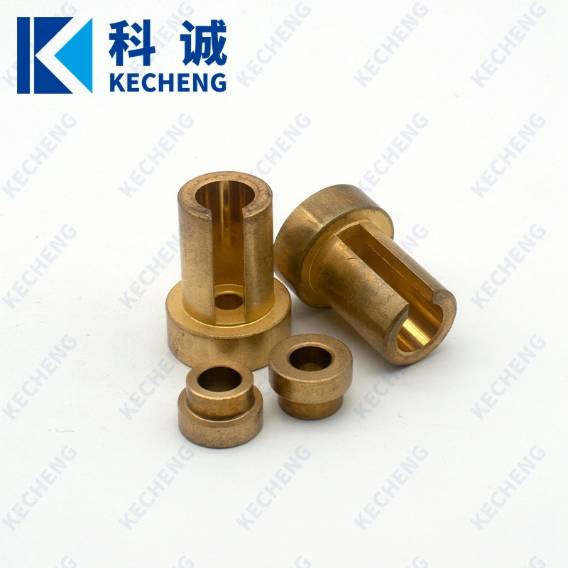 Customized Auto Parts Phosphor Copper Brass Flange Bushing for Tugboat Powder Metallurgy