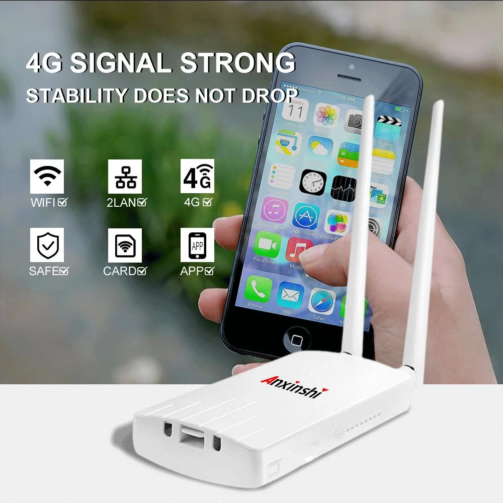 Mountaineering Router 4G Wireless Router Parameters Nano SIM Slm Card 150Mbps Coverage Distance 20-60m