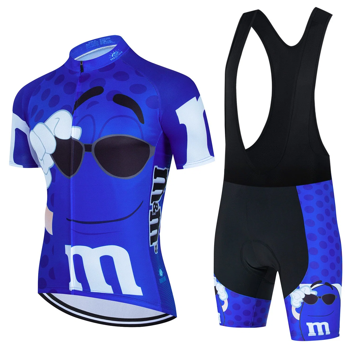 Vente chaude Maillot de vélo de course confortable, respirant et ajusté avec un motif de dessin animé.