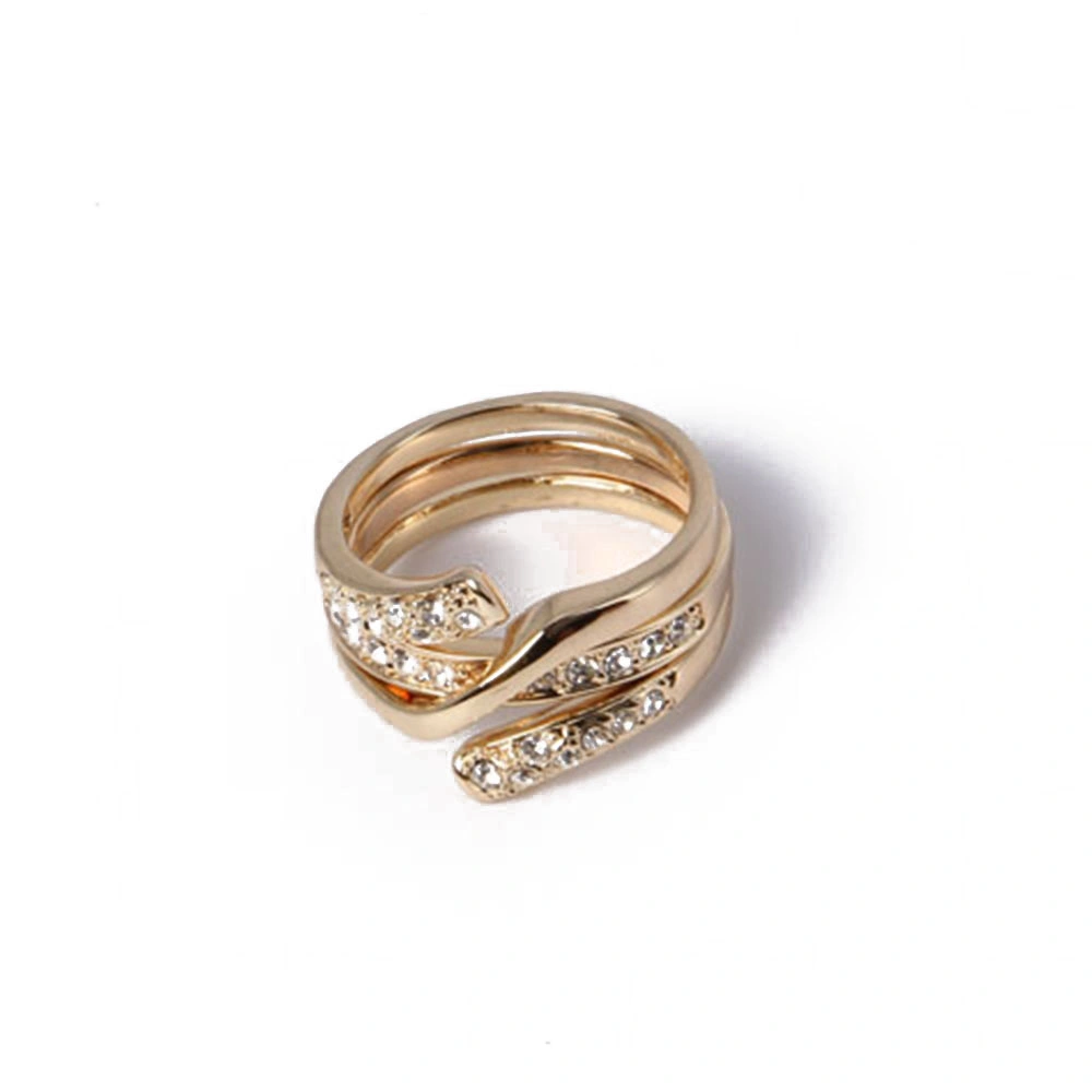 Fancy Fashion Jewelry Pearl Gold Ring with Number 5