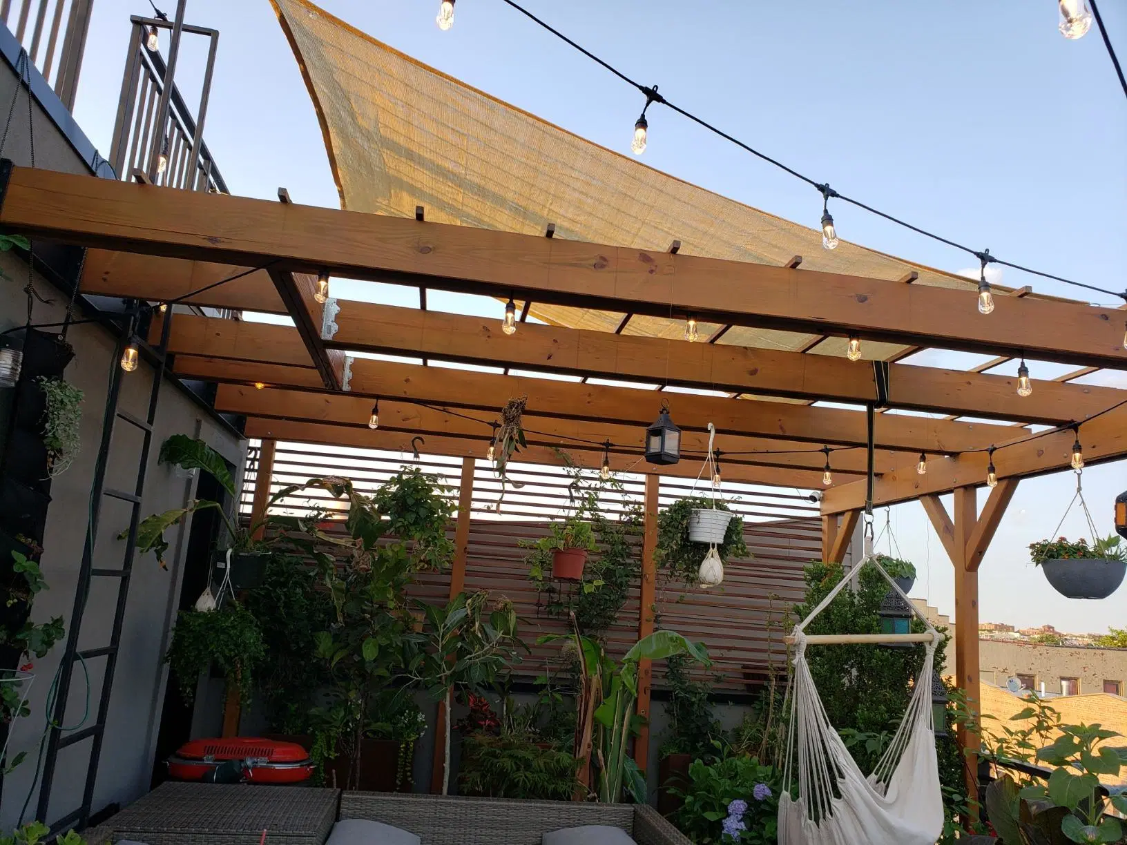 Sol sombra vela UV bloque Canopy para patio/jardín/patio trasero 23