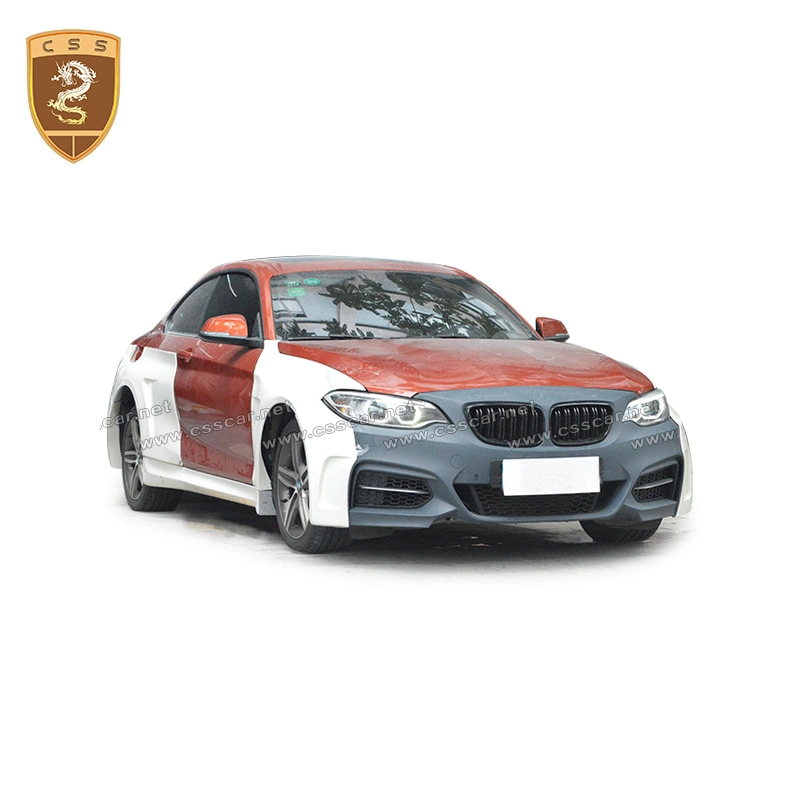 for BMW 2 Series Fiberglass M2 Sport Style Wide Body Kit