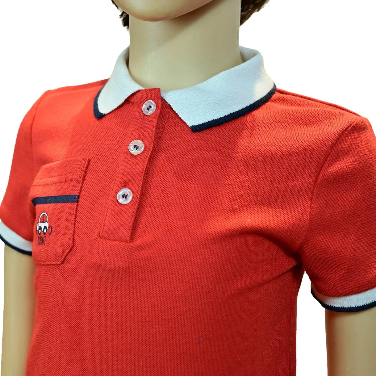 Custom Fashion Red Farbe Kid Wear Kleidung Kinder Polo T-Shirts