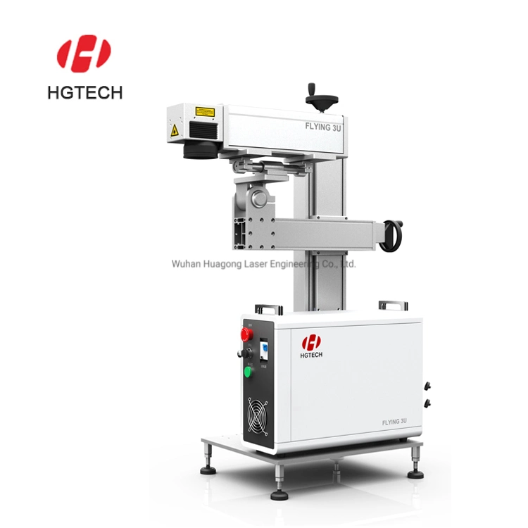 2023 marcação de voo de fibra de laser multifuncional de alta qualidade com CO2 Engraving Máquina de impressão para metais/plástico/galvanização ou materiais de revestimento/plástico, etc.