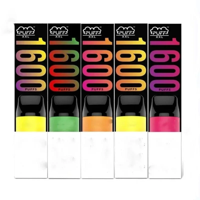 Los colores de 30 desechables Pxxl Vape 1600bocanadas batería de alimentación de los vapores de cartuchos de las vainas de 5.5ml Pre-Filled