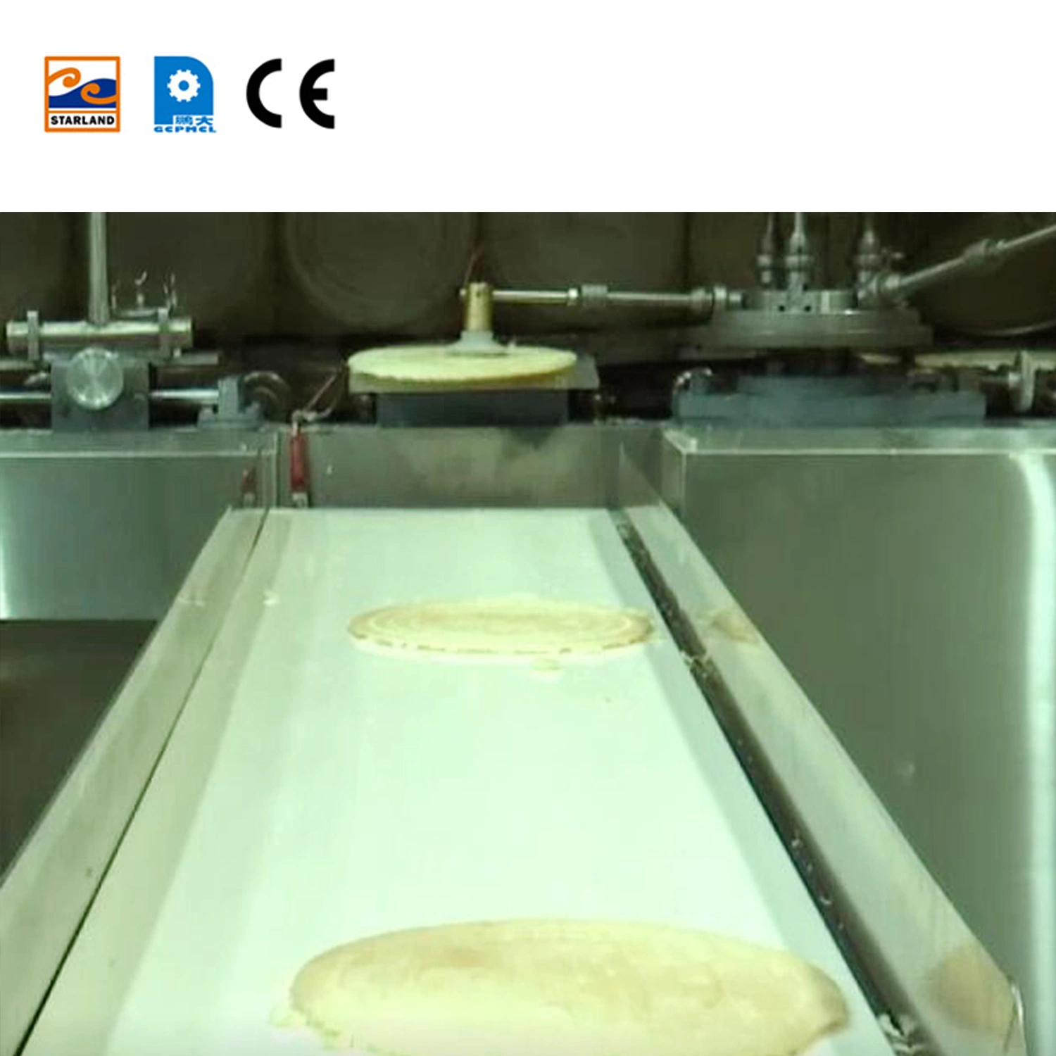 Haute capacité de production automatique, de grandes Wafer Biscuit Ligne de production, du matériel en acier inoxydable.