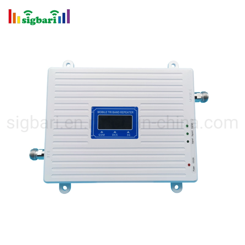 Hot Selling Triple Band Signal Booster GSM/Dcs/Lte 2g 3G 4G 900 1800 2100 MHz Mobile Signal Repeater