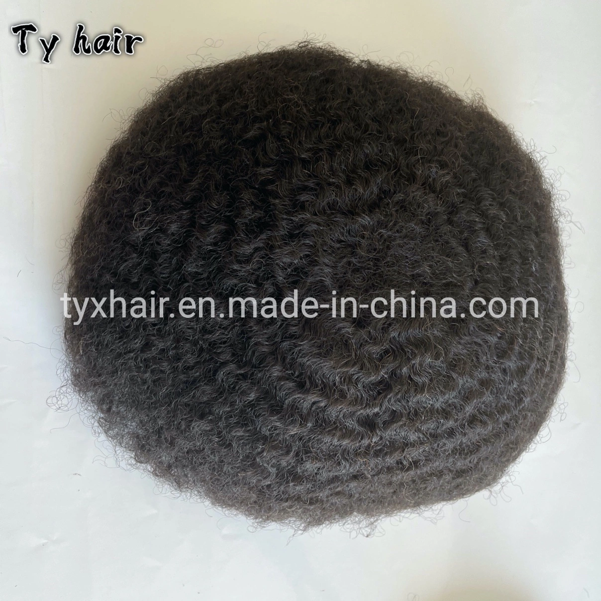 4mm 6mm 8mm 10mm 12mm African - American Afro Wave Unit 1b Ready Shipment Men Wigs Toupee Hair Replacement