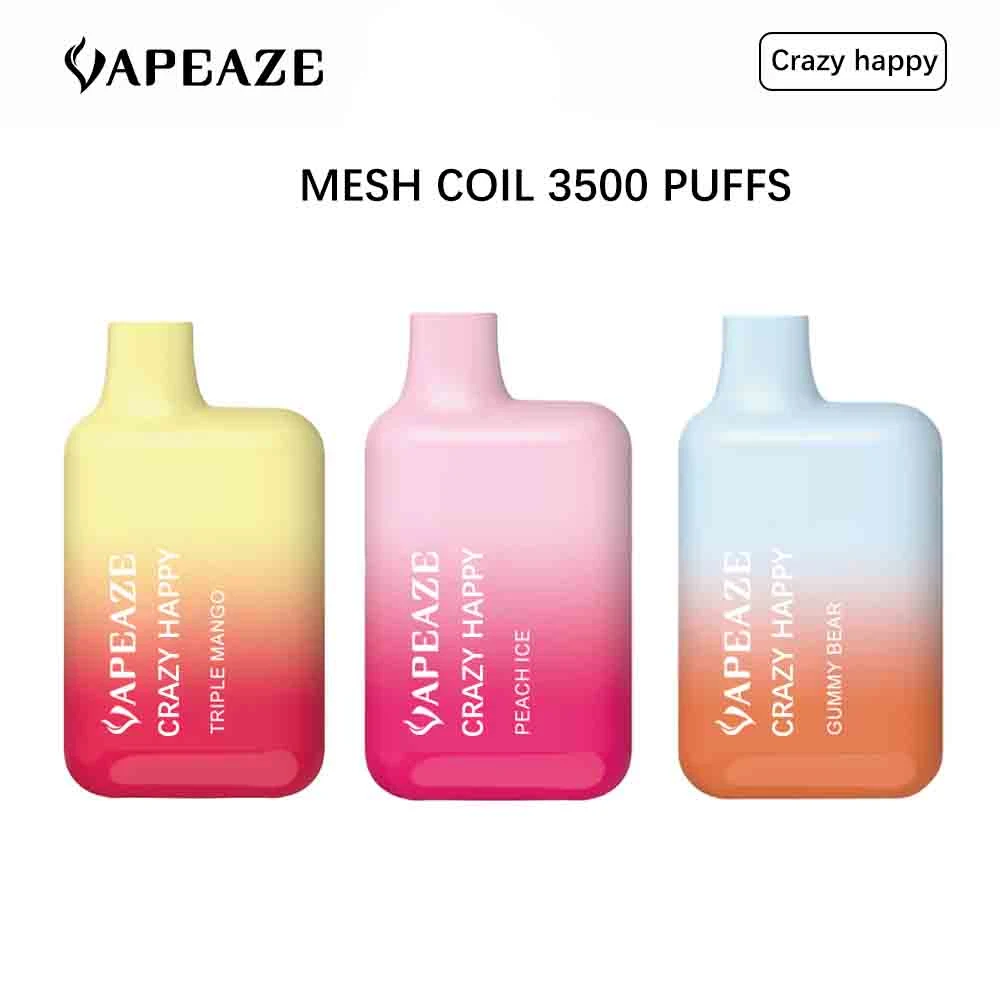 Lost M Ary 3500 Puffs Crazy Happy Health Fashionable E Cigarette Disposable/Chargeable Vapes 20+ Flavors Nicotine 2%, 3%, 5%, Could Choose Replaceble Atomizer