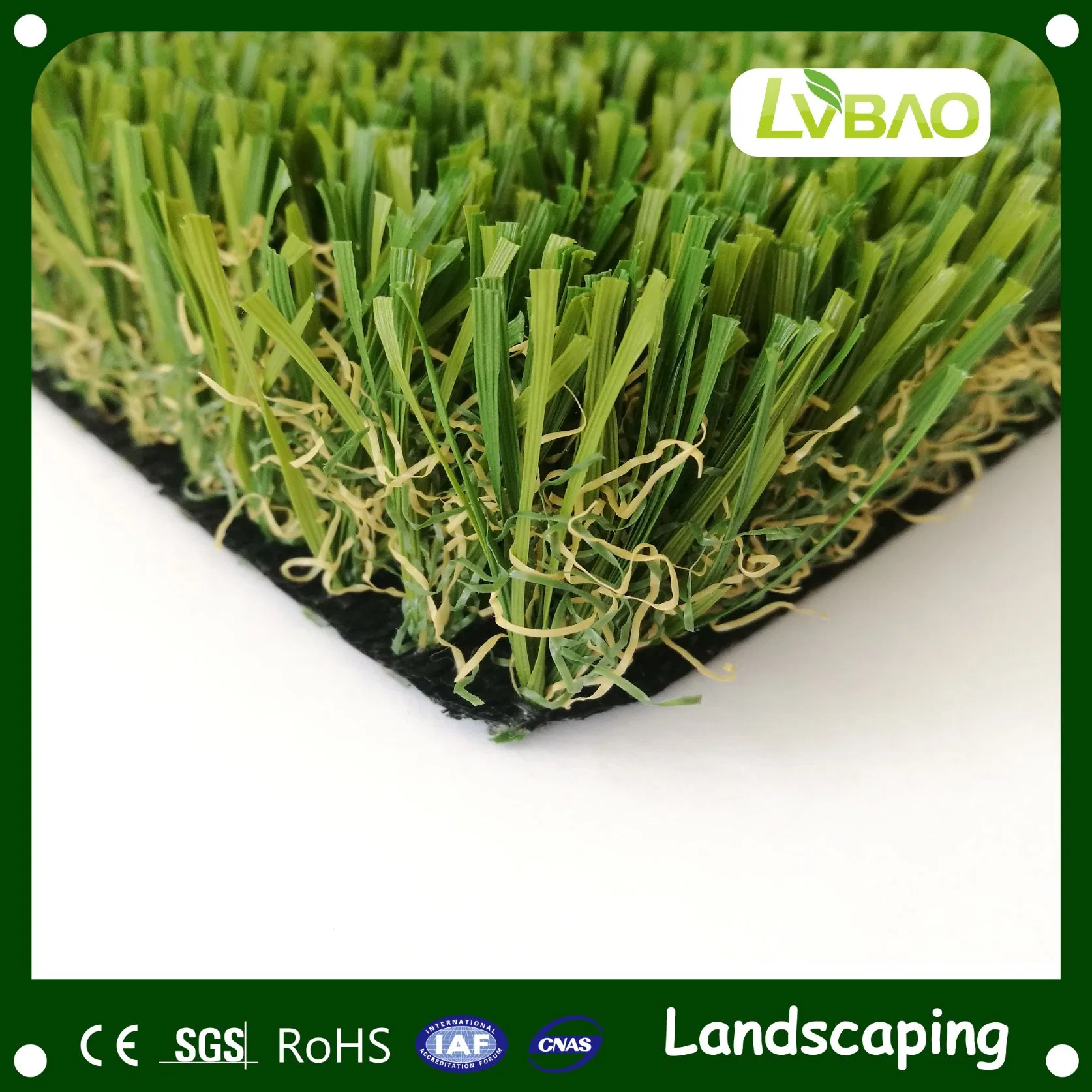 LVBAO UV-Resistance Customization Waterproof Decoration Comfortable Synthetic Yard Artificial Lawn