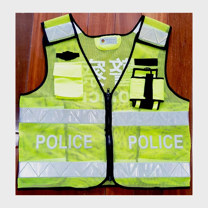 Customized High Visibility Reflective Safety Vest with CE for Traffic Warden