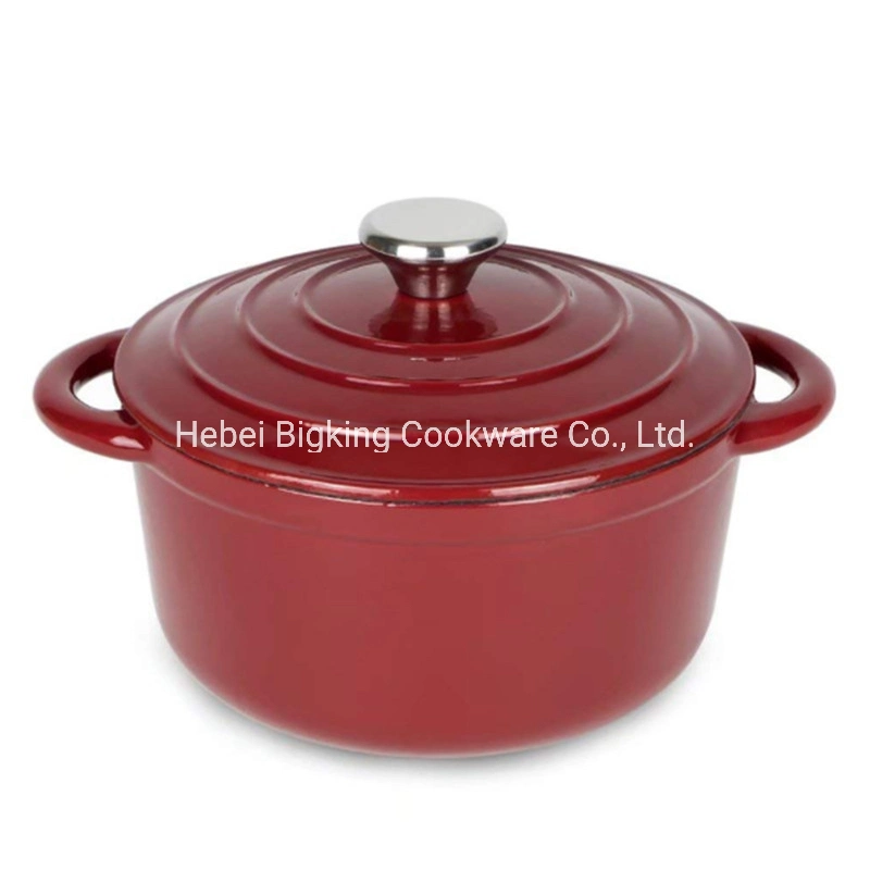 Enamel Cast Iron Pot Camping Cast Iron Fondue Pot