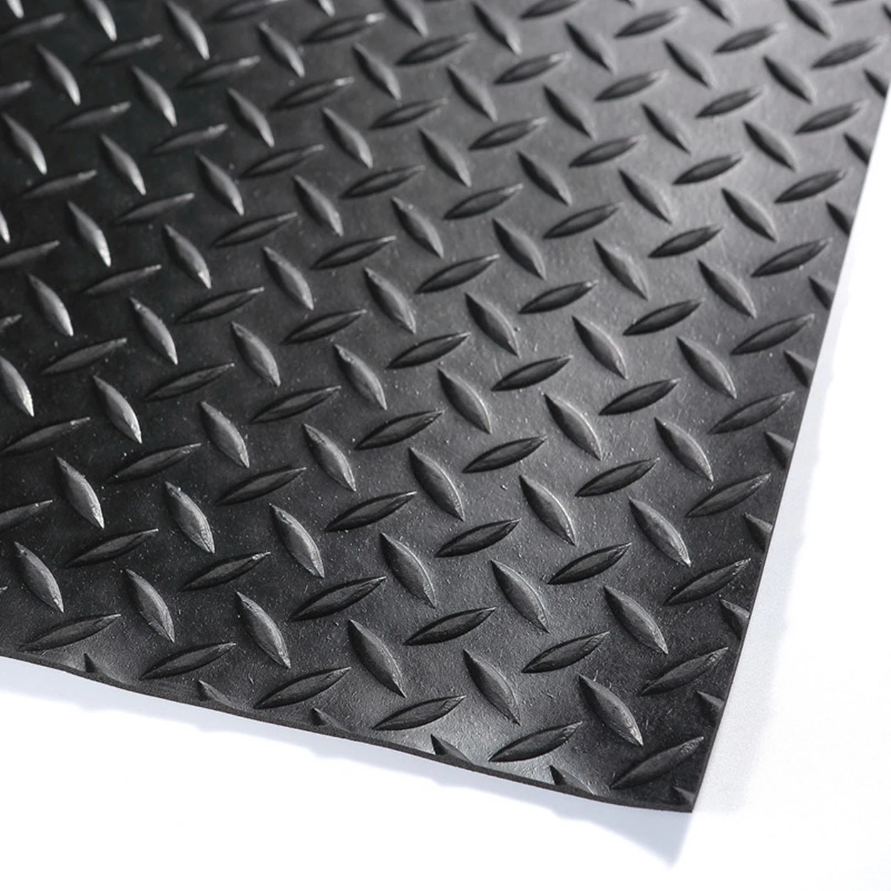 Anti Slip Non Slip Willow Rubber Sheet Diamond Rubber Sheet Floor Mat