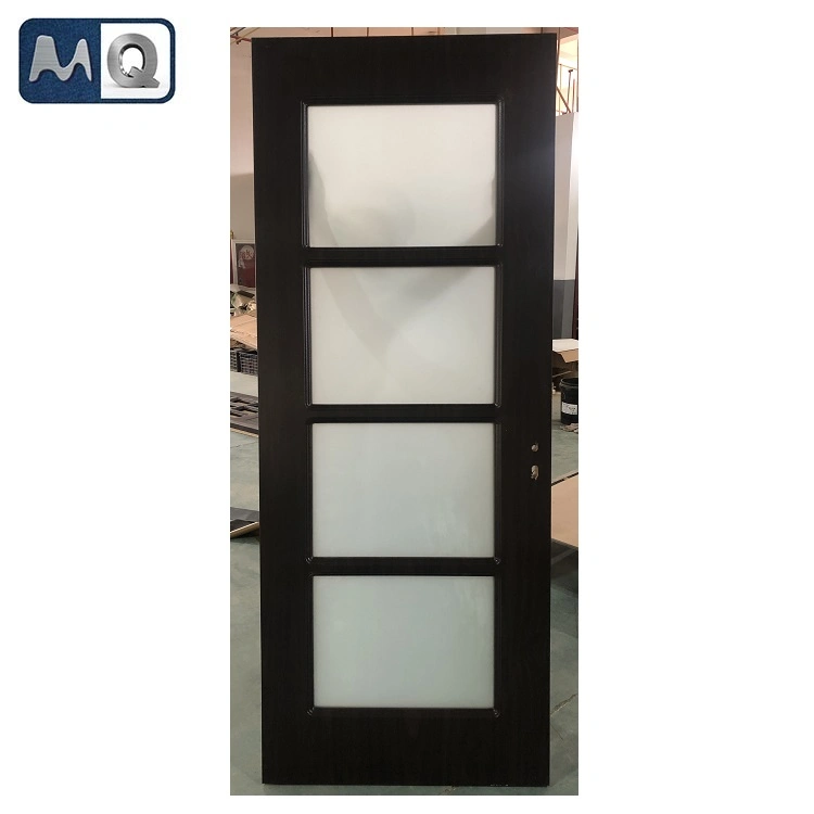 Factory Price OEM Customized Interior Institution High quality/High cost performance  Glass Solid Wooden Door