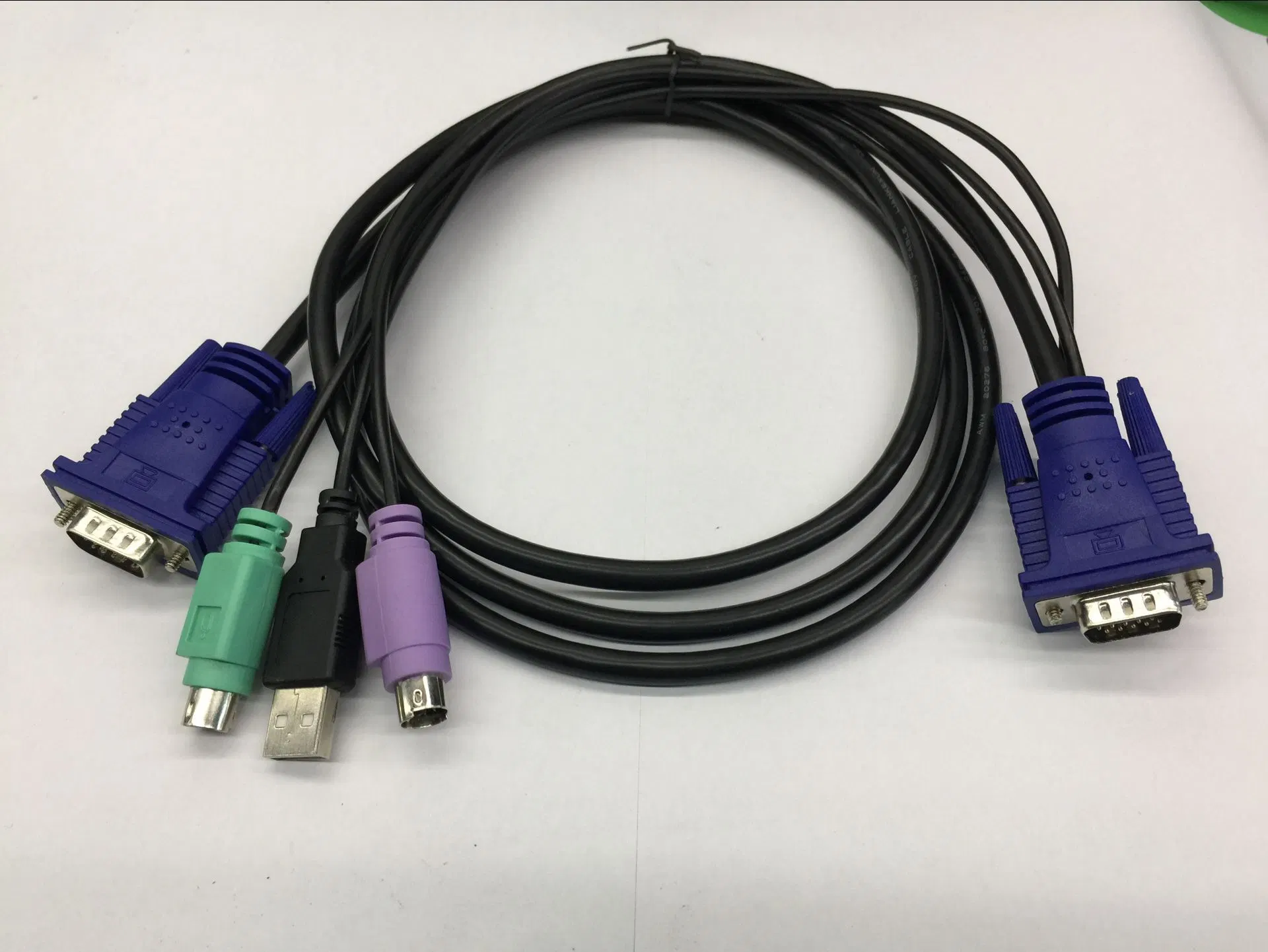 Customized Multifunctional Cable D-SUB dB25pin to DC6.3mm Audio and HD50pin to RCA+dB9 and dB25pin to dB9+Rj12 Data Cable