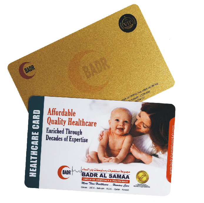 RFID Soins de santé/Assurance médicale/Cartes médicales en matériau PVC avec impression personnalisée.