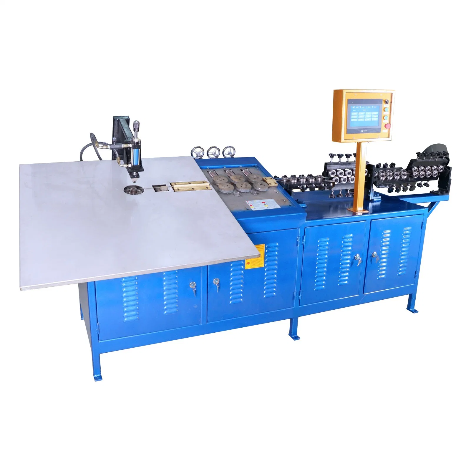 2D CNC Automatic Wire Bending Machine, Feeding Bending and Cutting