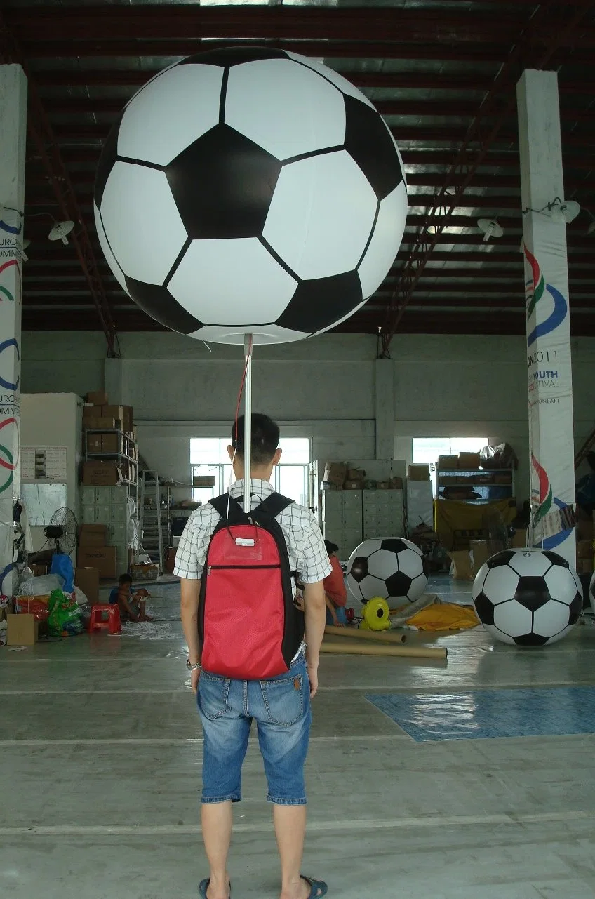 2023 Nueva publicidad hinchables Bola de mochila para caminar de aire