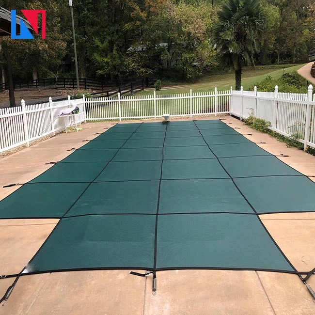 En el terreno sólido material de seguridad para piscinas cubiertas cubierta de piscina