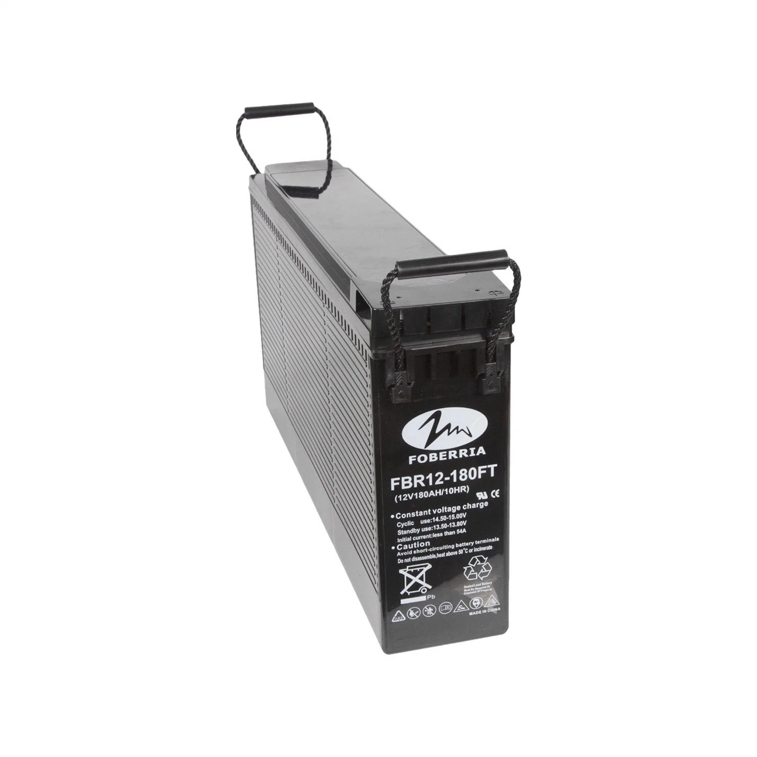 Csbattery 12 V 75 ah/80 ah/100 ah/150 ah/180 ah/200 ah borne d'accès avant-batterie à gel mince Telecom-Station/système solaire/Home-Power-Bank/matériel de communication/CSK