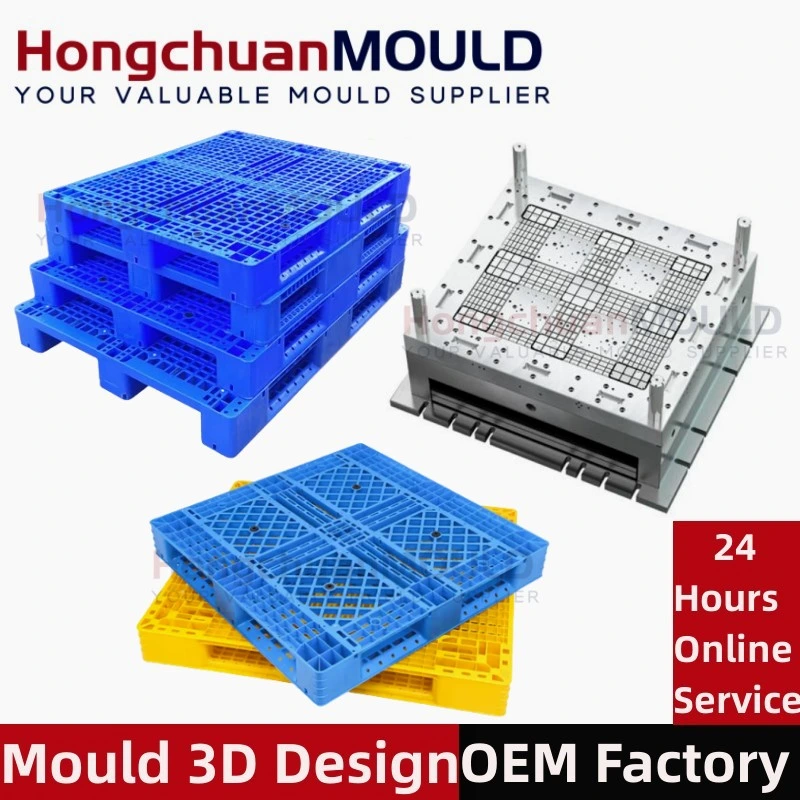 Stacking Heavy Duty Double Side Plastic Pallet Injection Molding Mould