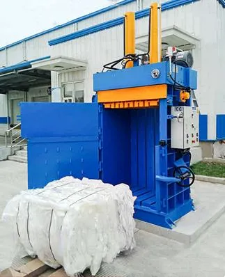 China Supply Old Newspaper Cardboard Compression Packaging Machine/Press Machine Price